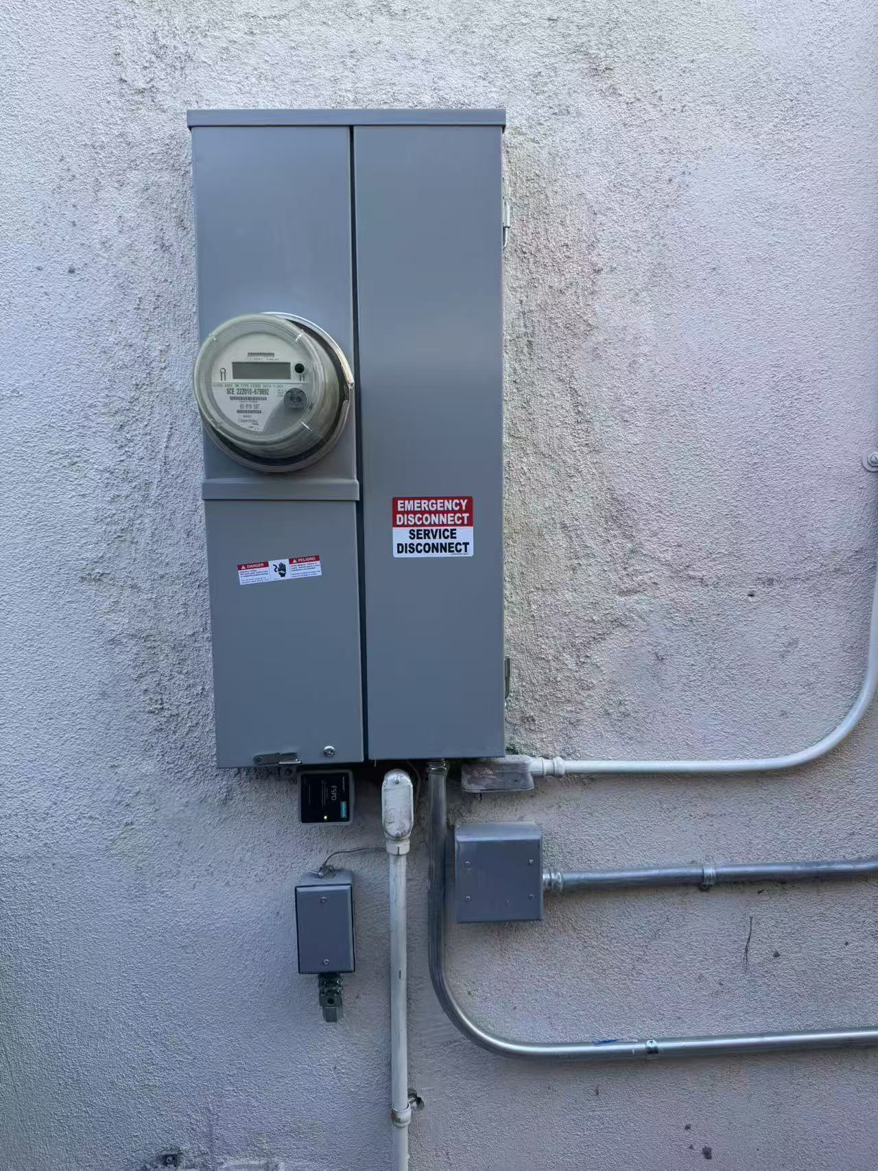Electrical panel upgrade — Ampower Construction Group project photograph