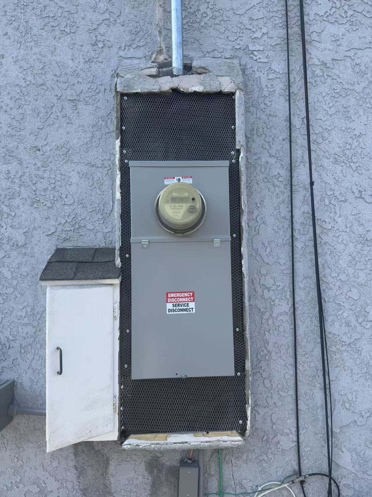 Recessed panel installation — Ampower Construction Group project photograph